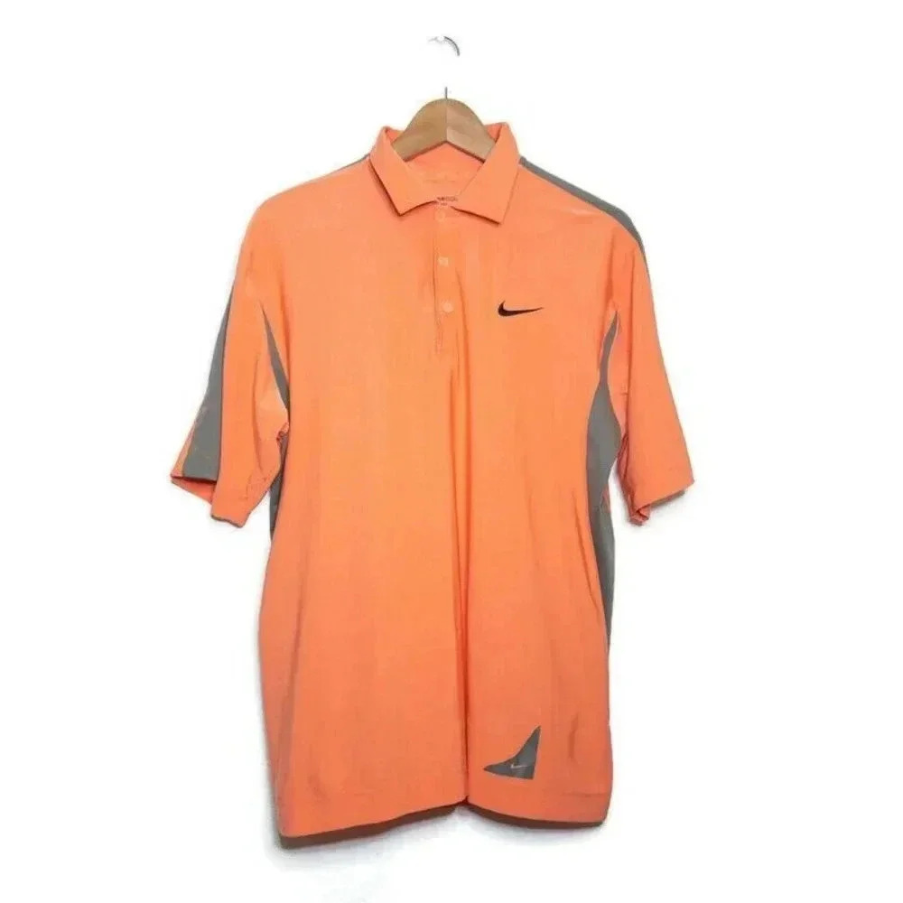 Nike Golf Mens Coral Polo Shirt Sz S Fit Dry‎ Mesh Ventilation Outdoor Stretch